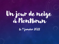 Montbrun sous la neige