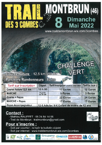 Trail des trois combes à Montbrun