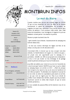 journal de décembre 2021
